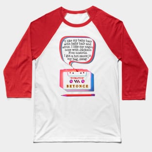 CASSETTE PENCIL : FORMATION (Beyoncé) Baseball T-Shirt